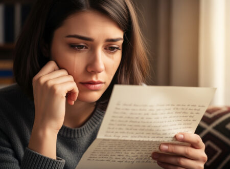 Maya, reading a heartfelt last message