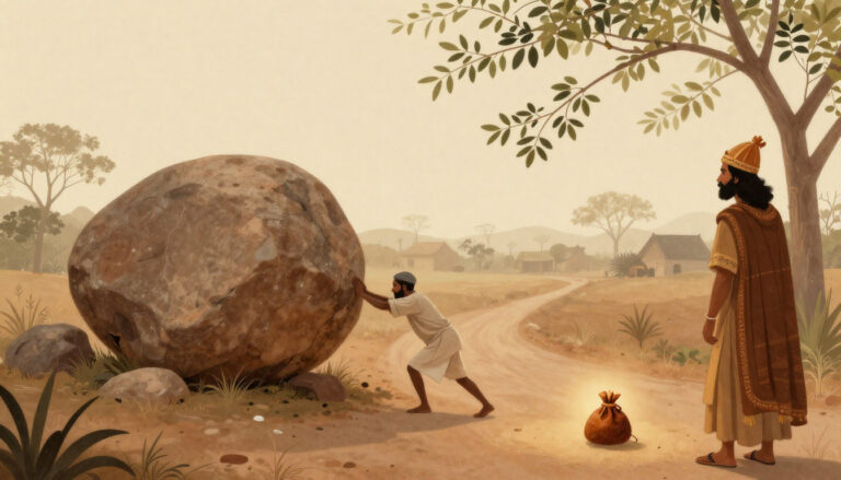 The Reward Behind the Boulder