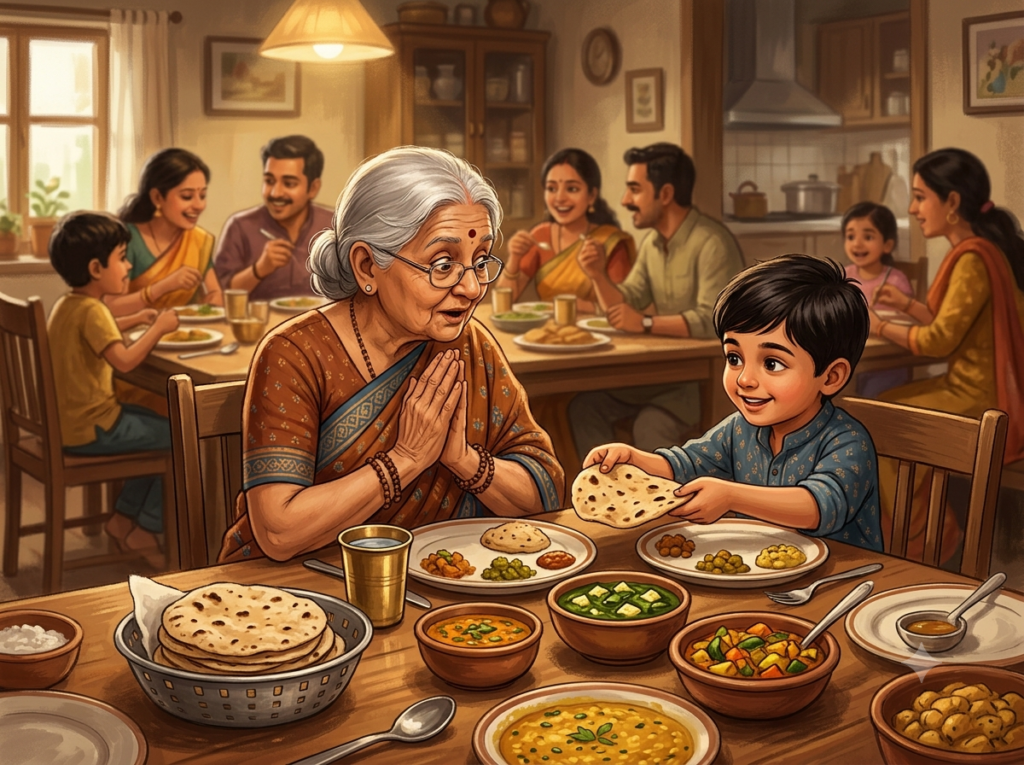 Dadi’s Last Piece of Roti