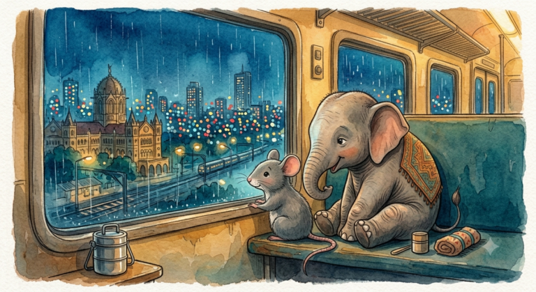 Mushak and Bappa Visit the Mumbai Local